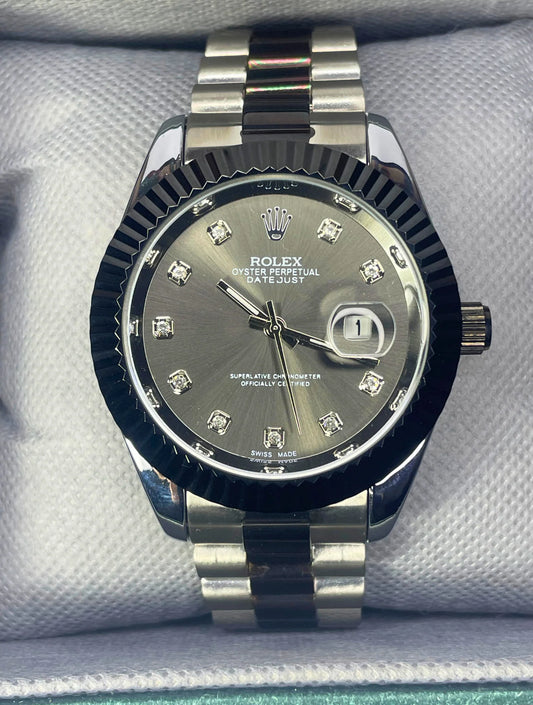 Rolex Datejust 41 – Slate Dial & Diamond-Set Jubilee Edition