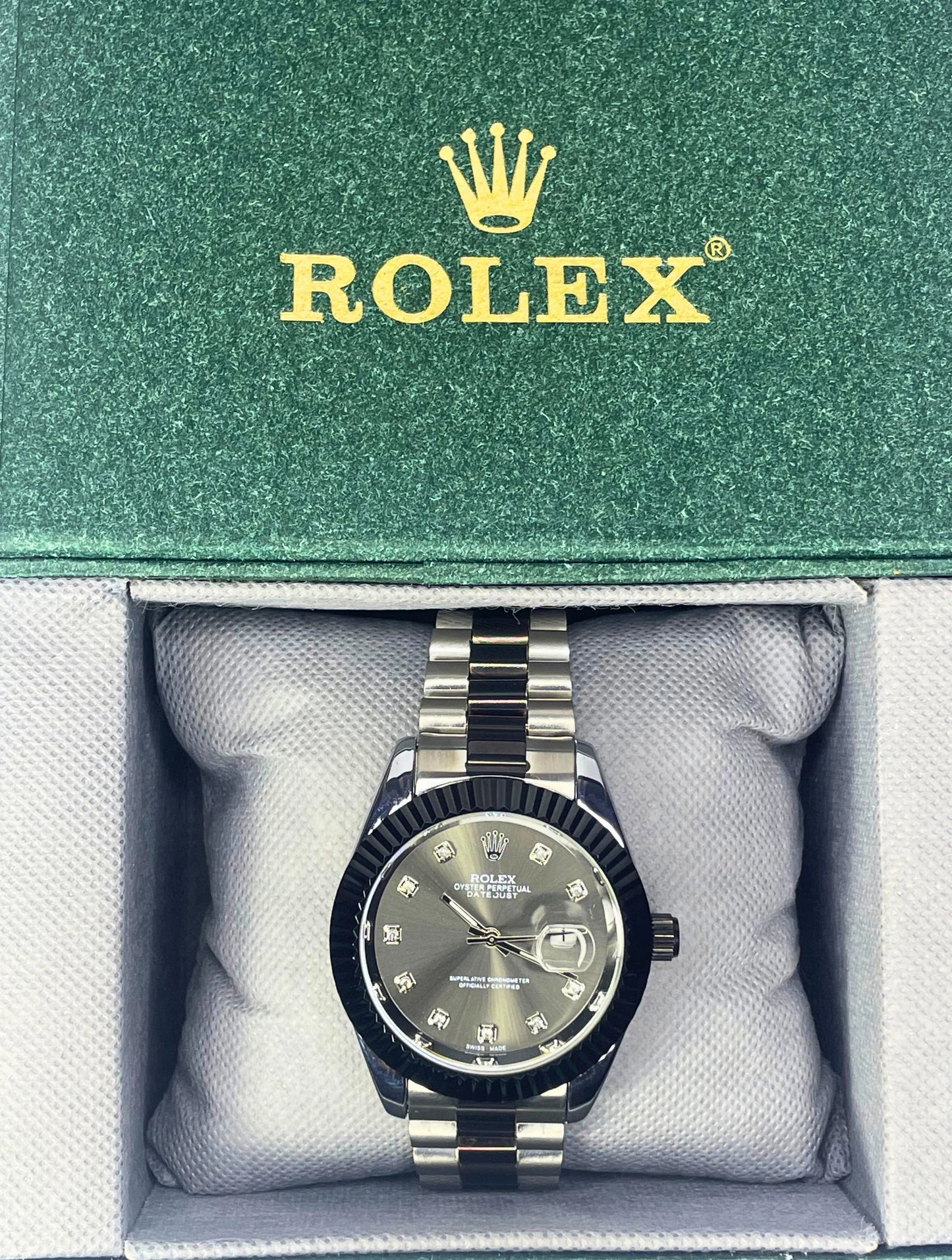 Rolex Datejust 41 – Slate Dial & Diamond-Set Jubilee Edition