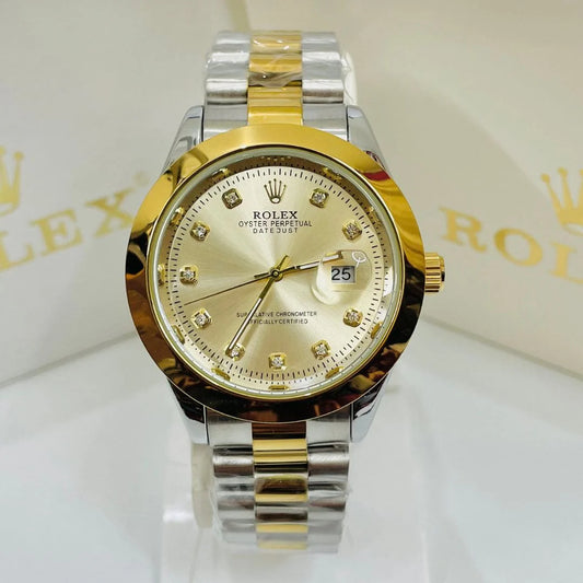 Rolex Datejust 42 – Two-Tone Gold & Steel Diamond Edition