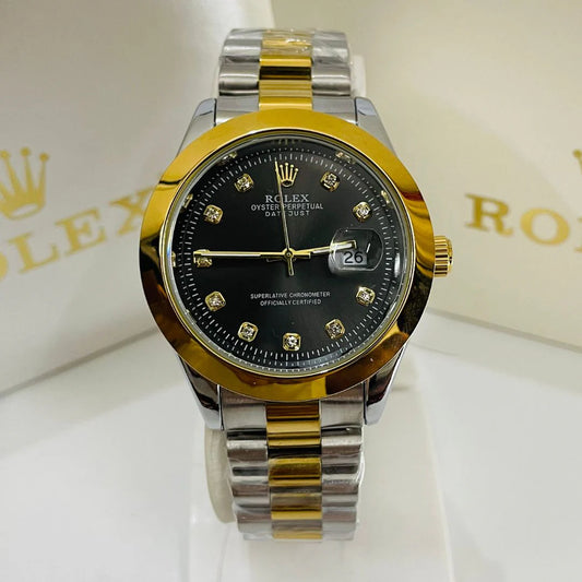 Rolex Datejust 42 – Two-Tone Gold & Steel Diamond Edition